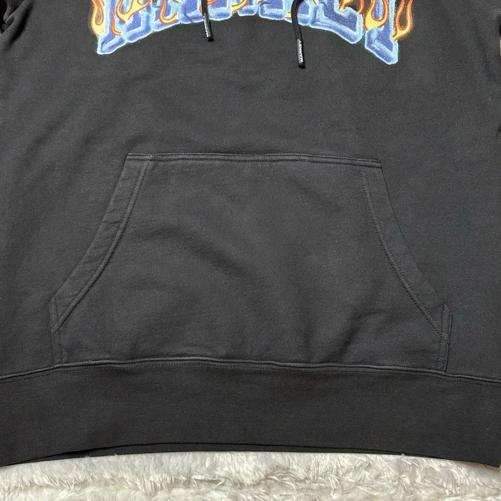 NWOT Market RARE Icy Hot Logo Hoodie Sweatshirt in Black Men’s M - Picture 5 of 10
